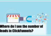 Where do I see the number of leads in ClickFunnels